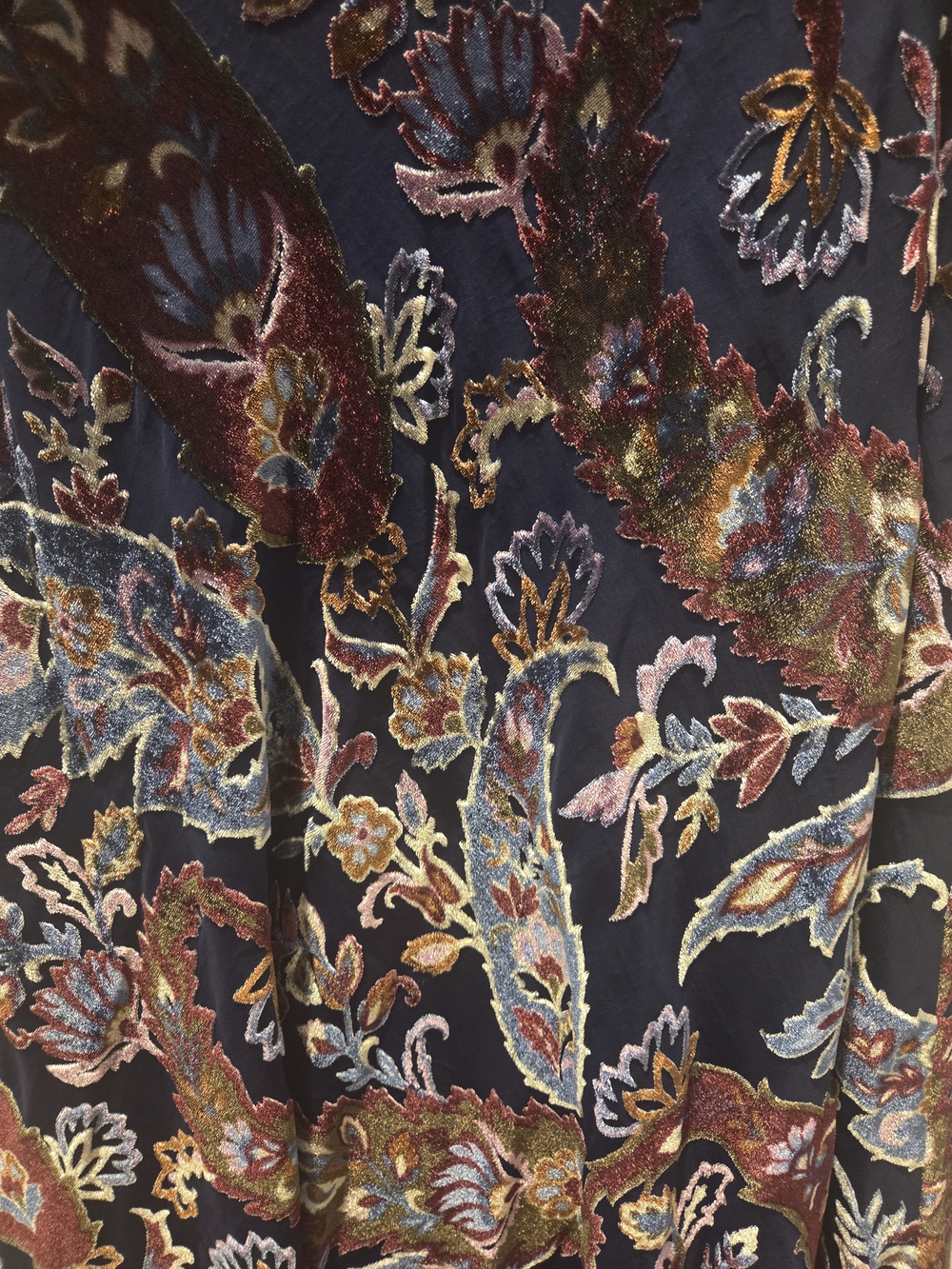 Talbots Burn Out Velvet Slirt